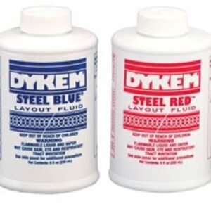 Dykem Steel Blue & Red Layout Fluid -- 8oz (236ml)