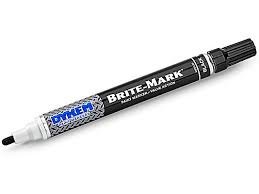 BRITE-MARK® Medium Permanent Paint Marker / Valve Action